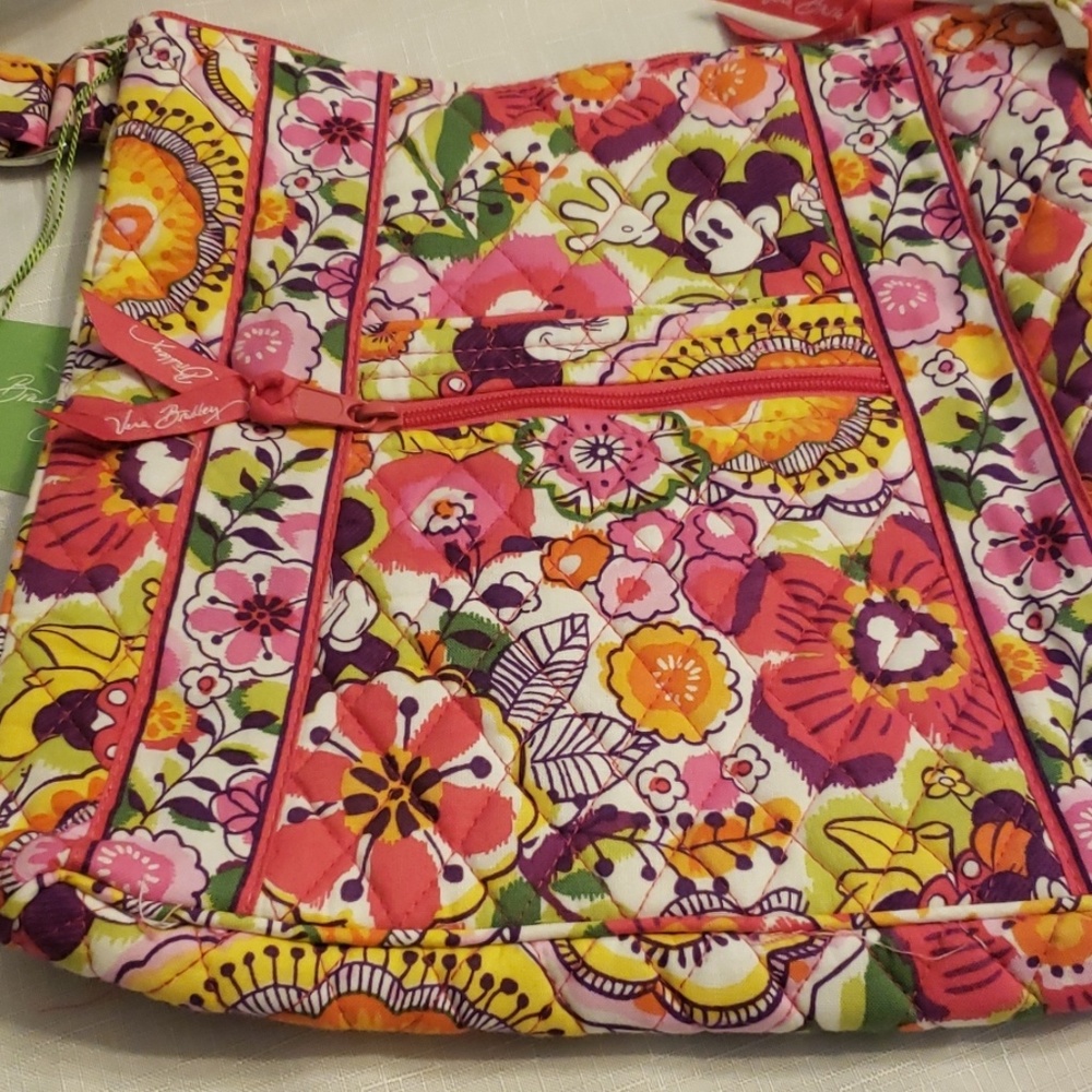 Vera Bradley Disney Hipster Pink Handbag Purse